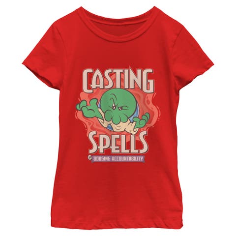 Girls Minions & Monsters Casting Spells T Shirt