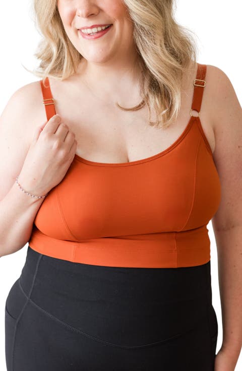 Busty Size Amelia Pumping and Nursing Crop Cami (for cup sizes DD+)