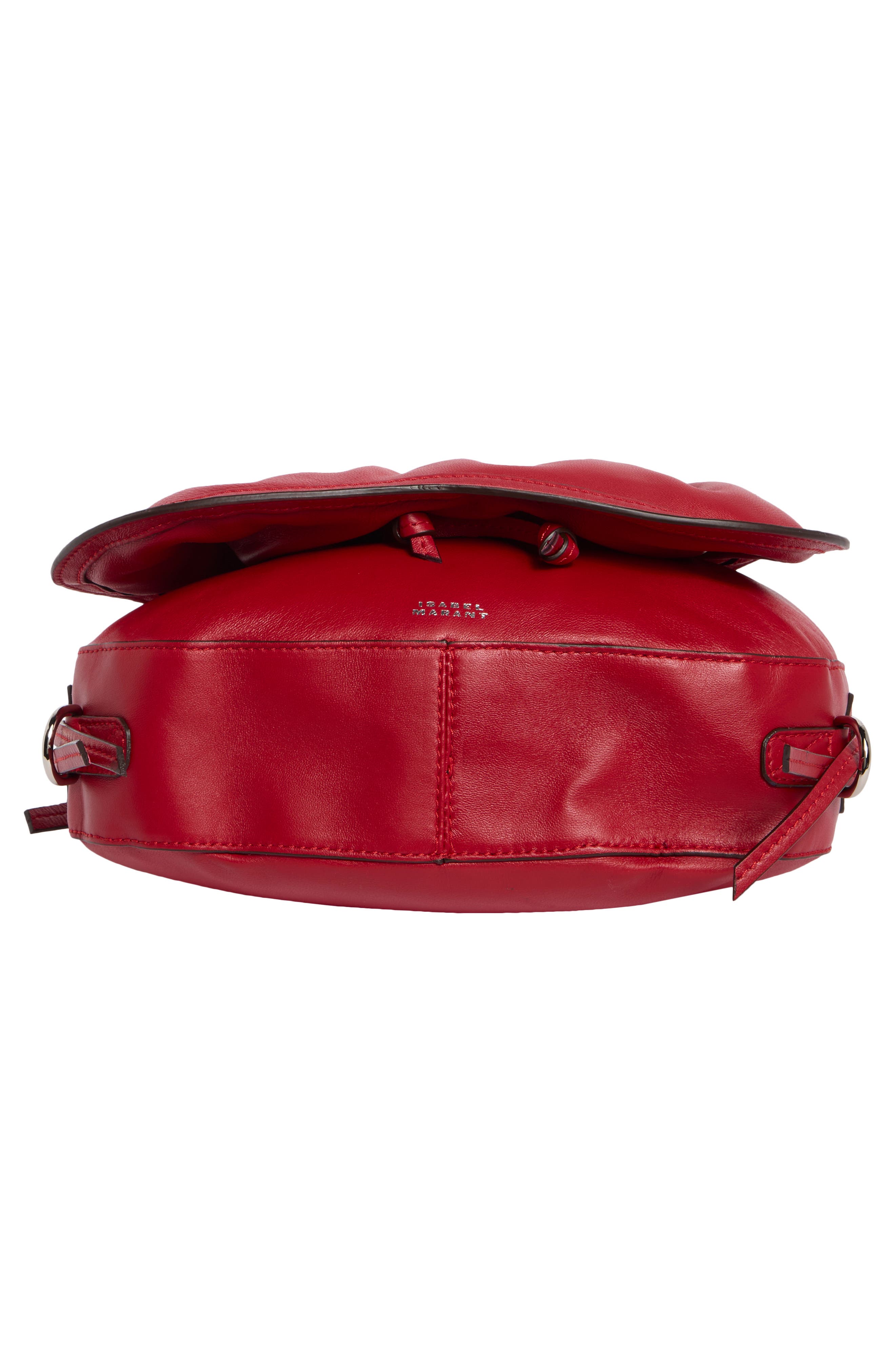 Bolton Leather Shoulder Bag, Alternate, color, SCARLET RED 70SR