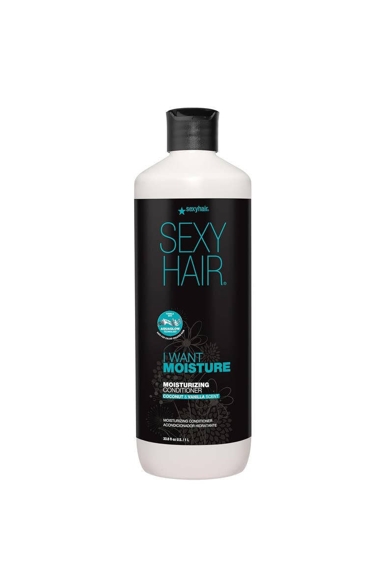 SEXY HAIR I Want Moisture Moisturizing Conditioner 33.8 oz, Main, color, N/A