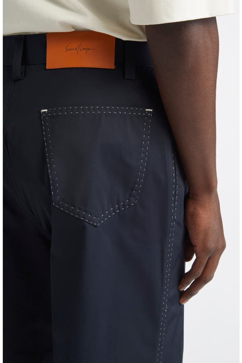 Angel Embroidered Pants, Alternate, color, NAVY 0043