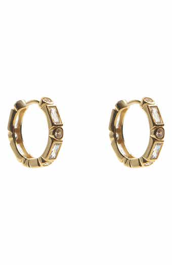 ARGENTO VIVO Cubic Zirconia Hoop Earrings