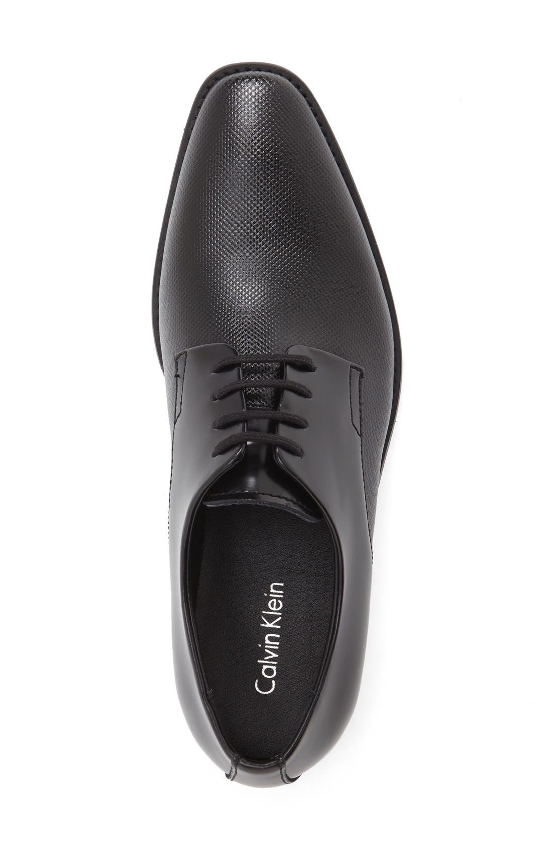 Calvin Klein 'Ramses' Plain Toe Derby, Alternate, color, 