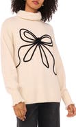 1.STATE Bow Turtleneck Sweater