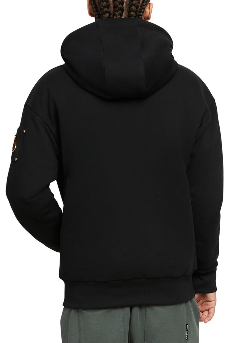 Linden Bunny Jacket with Removable Faux Fur Lining, Alternate, color, BLACK