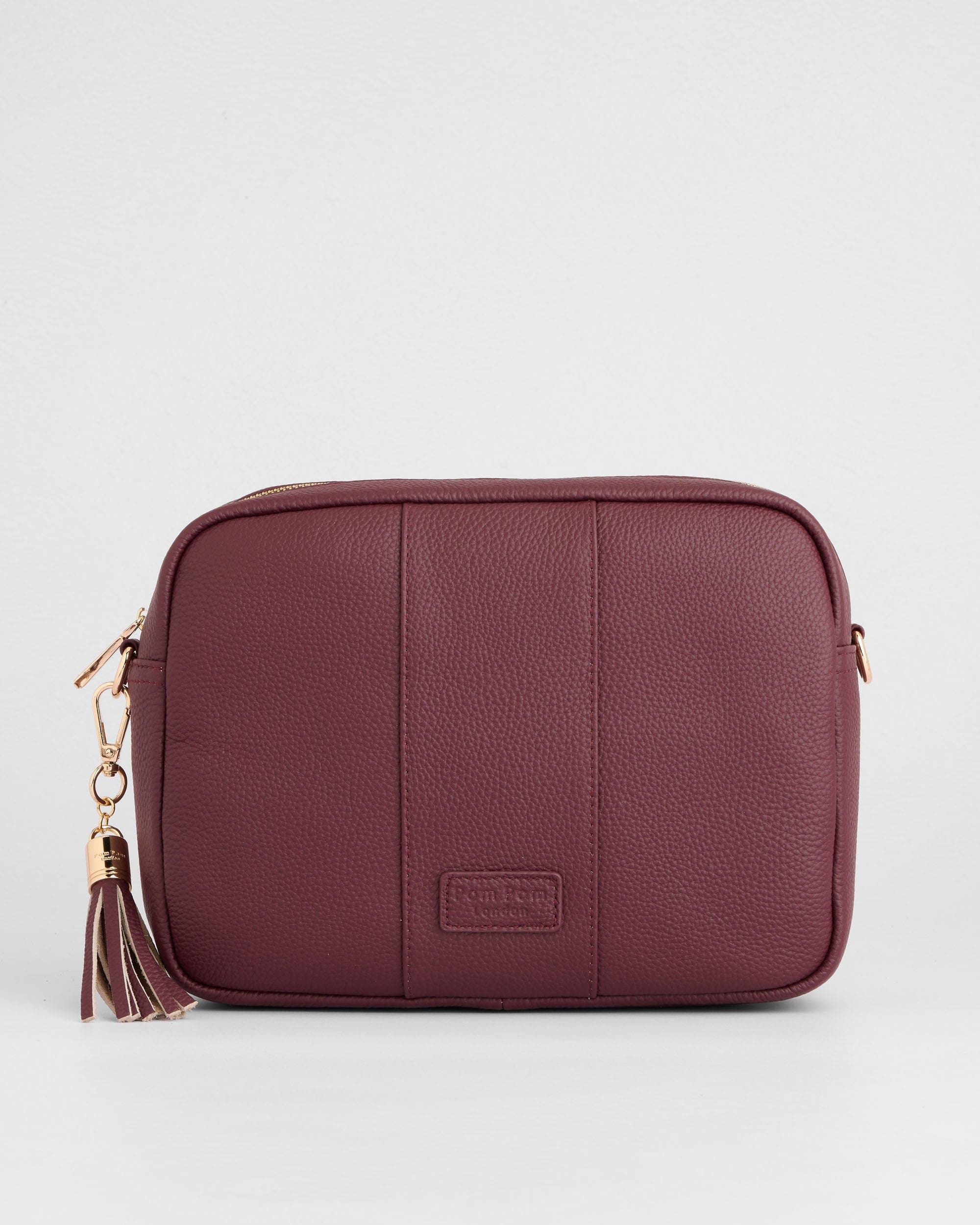 City Plus Crossbody Bag, Main, color, Dark Maroon