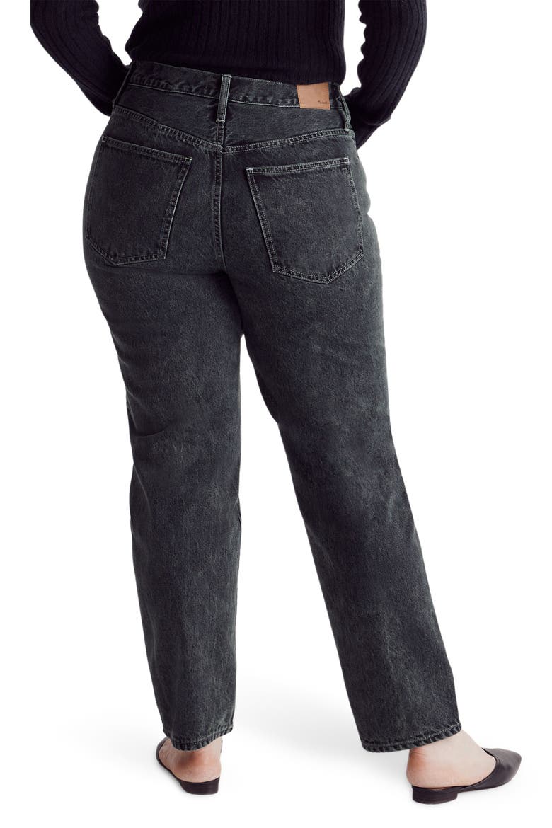 The Perfect Vintage High Waist Jeans, Alternate, color, STEEL GREEN