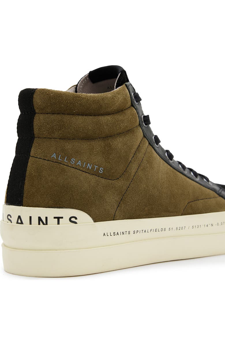 AllSaints Maverick High Top Sneaker, Alternate, color,