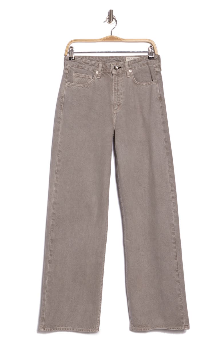 rag & bone High Waist Wide Leg Pants, Alternate, color,