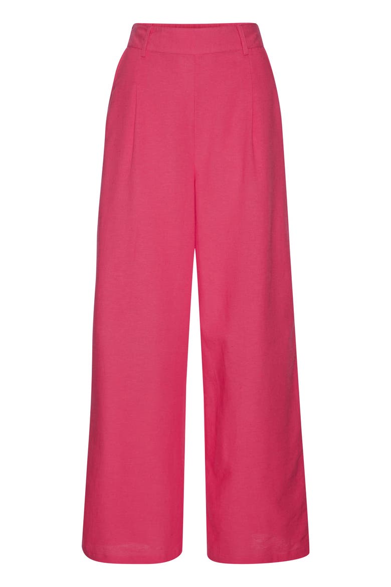 Wide Leg Trousers, Alternate, color, Pink