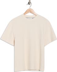 DENIM AND FLOWER Relaxed Fit Textured Knit T-Shirt