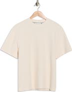 DENIM AND FLOWER Relaxed Fit Textured Knit T-Shirt