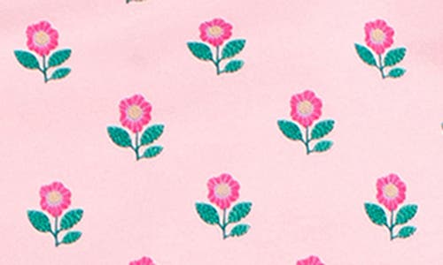 Rufflebutts Zinnia Meadows Cotton Sweatshirt & Sweatpants Set In Pink