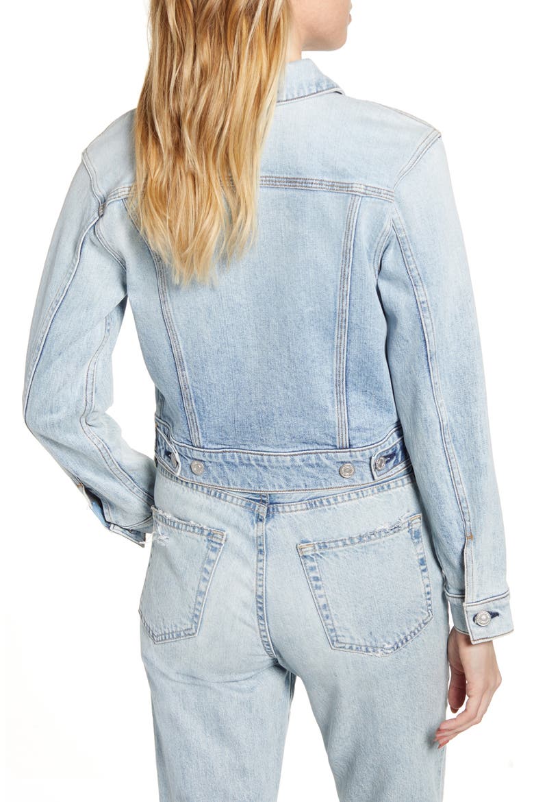 Seam Pocket Denim Jacket, Alternate, color, RETRO VENTURA