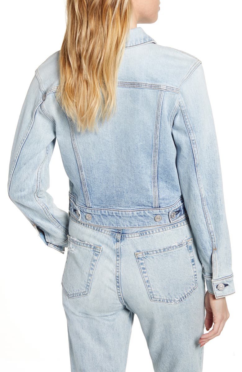 7 For All Mankind Seam Pocket Denim Jacket, Alternate, color, 