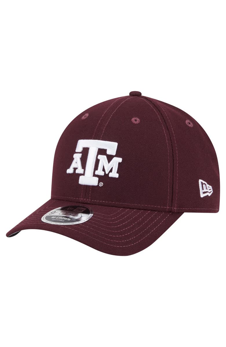 New Era Men's New Era Maroon Texas A&M Aggies Team Collective 9FORTY M-Crown Adjustable Hat, Main, color, Maroon