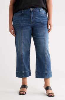 KUT from the Kloth Lucy High Waist Cropped Jeans