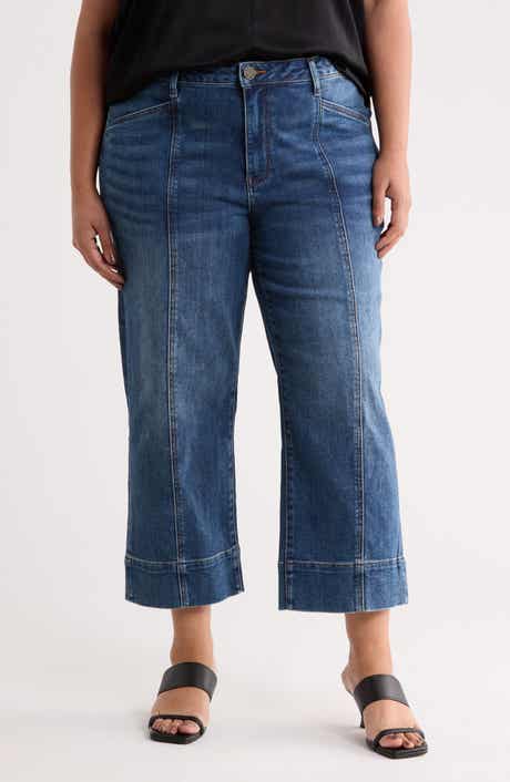 KUT from the Kloth Lucy High Waist Cropped Jeans