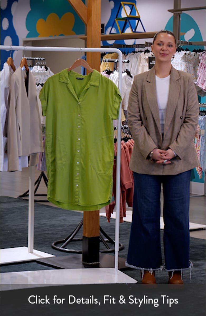 Short Sleeve Shirtdress, sales video thumbnail
