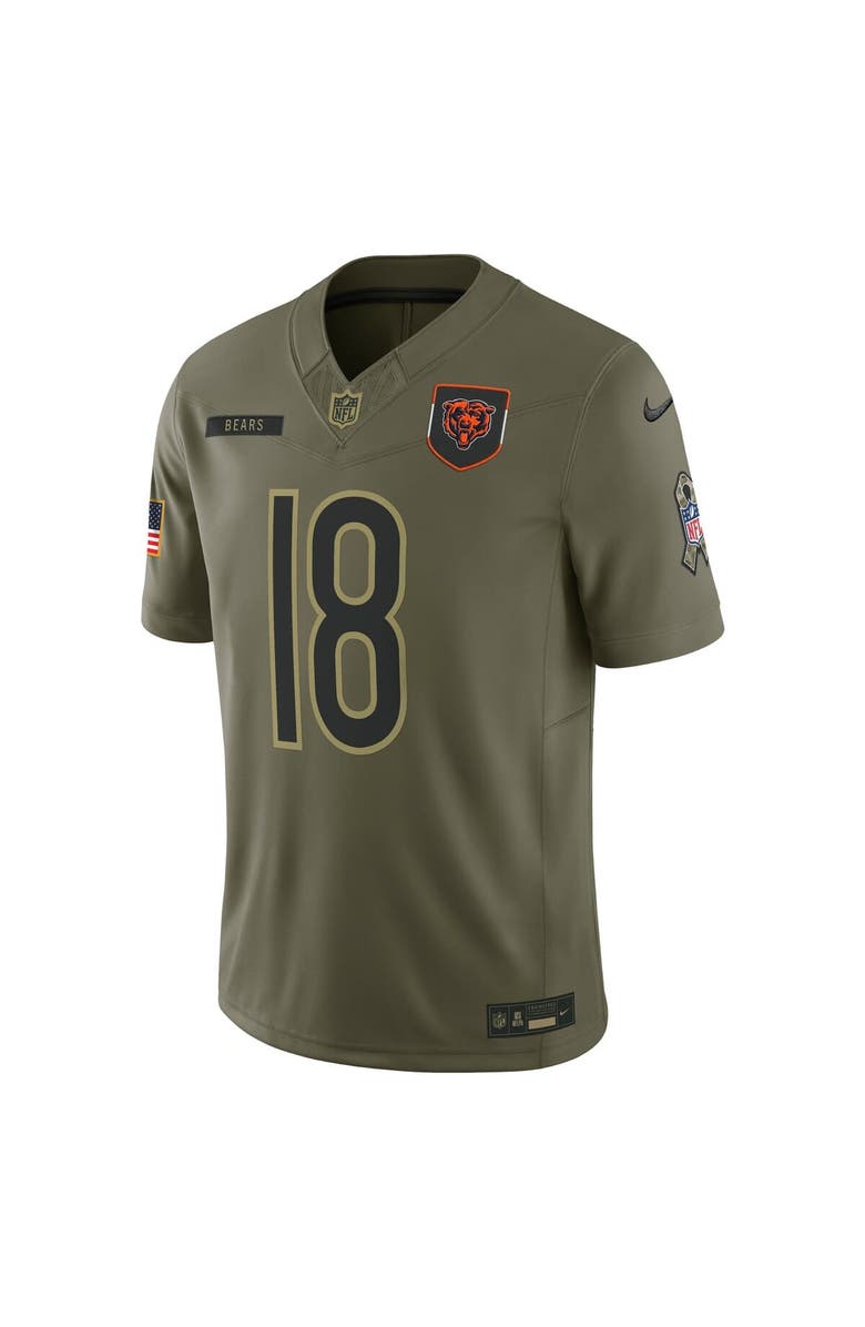 Nike Men's Nike Caleb Williams Olive Chicago Bears 2025 Salute to Service Limited Jersey, Alternate, color, Olive