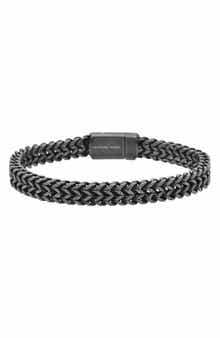 GEOFFREY BEENE Men's Double Franco Chain Bracelet