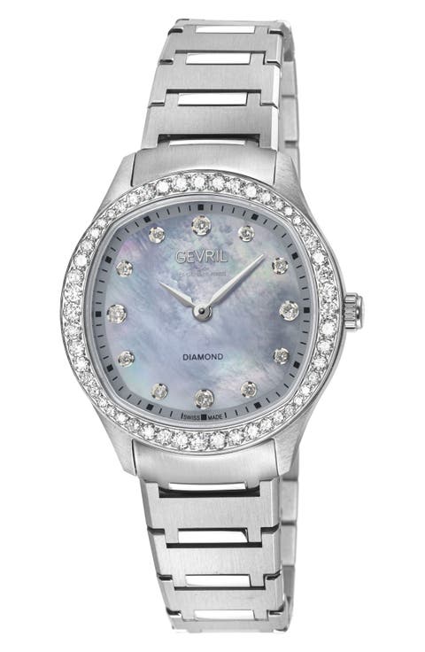 Morcote Diamond Swiss Quartz Bracelet Watch