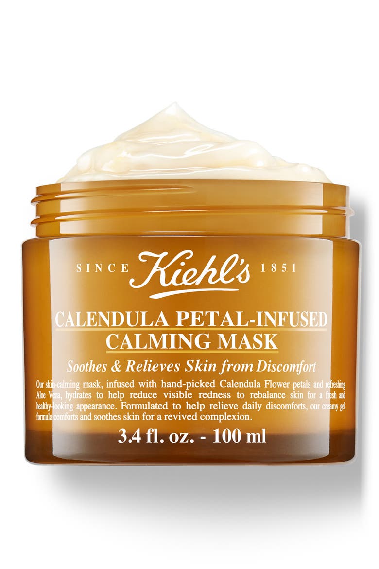 Calendula Petal-Infused Calming Mask, Alternate, color, NO COLOR