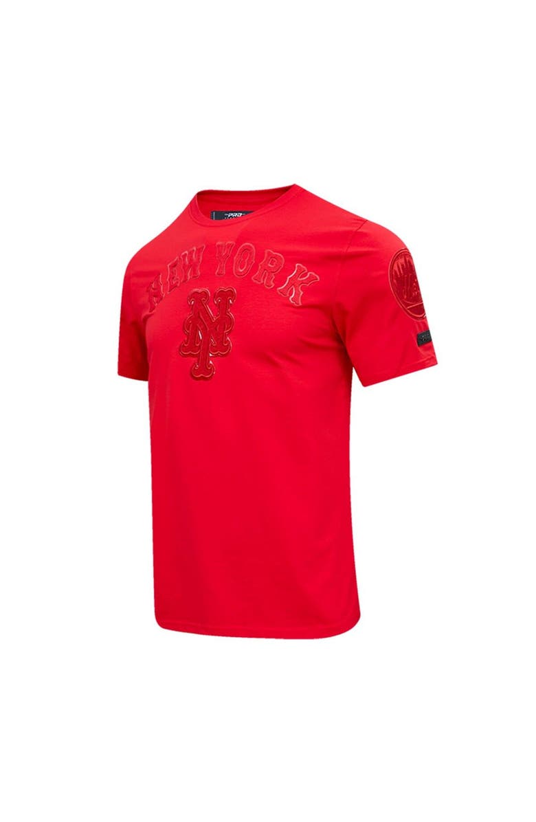 PRO STANDARD Men's Pro Standard New York Mets Classic Triple Red T-Shirt, Alternate, color, 