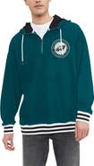 Tommy Hilfiger Men's Tommy Hilfiger Midnight Green Philadelphia Eagles Aaron Quarter-Zip Hoodie