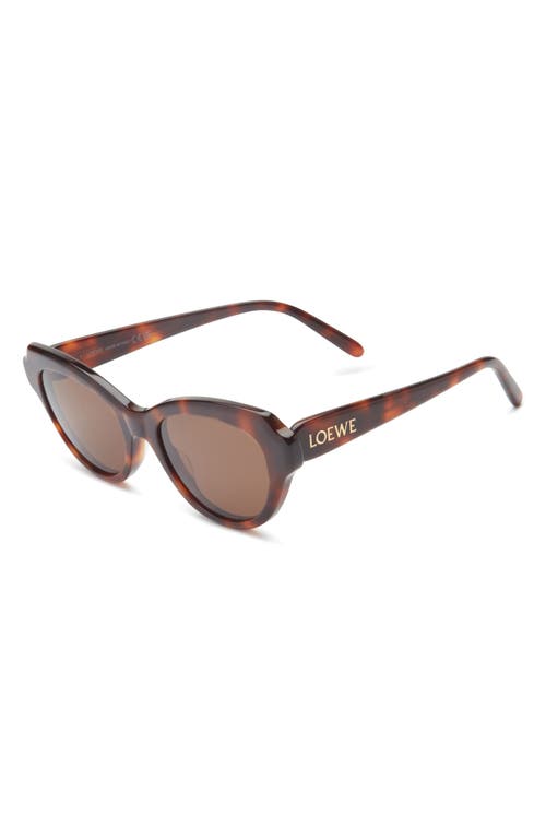 Loewe Slim 53mm Round Sunglasses