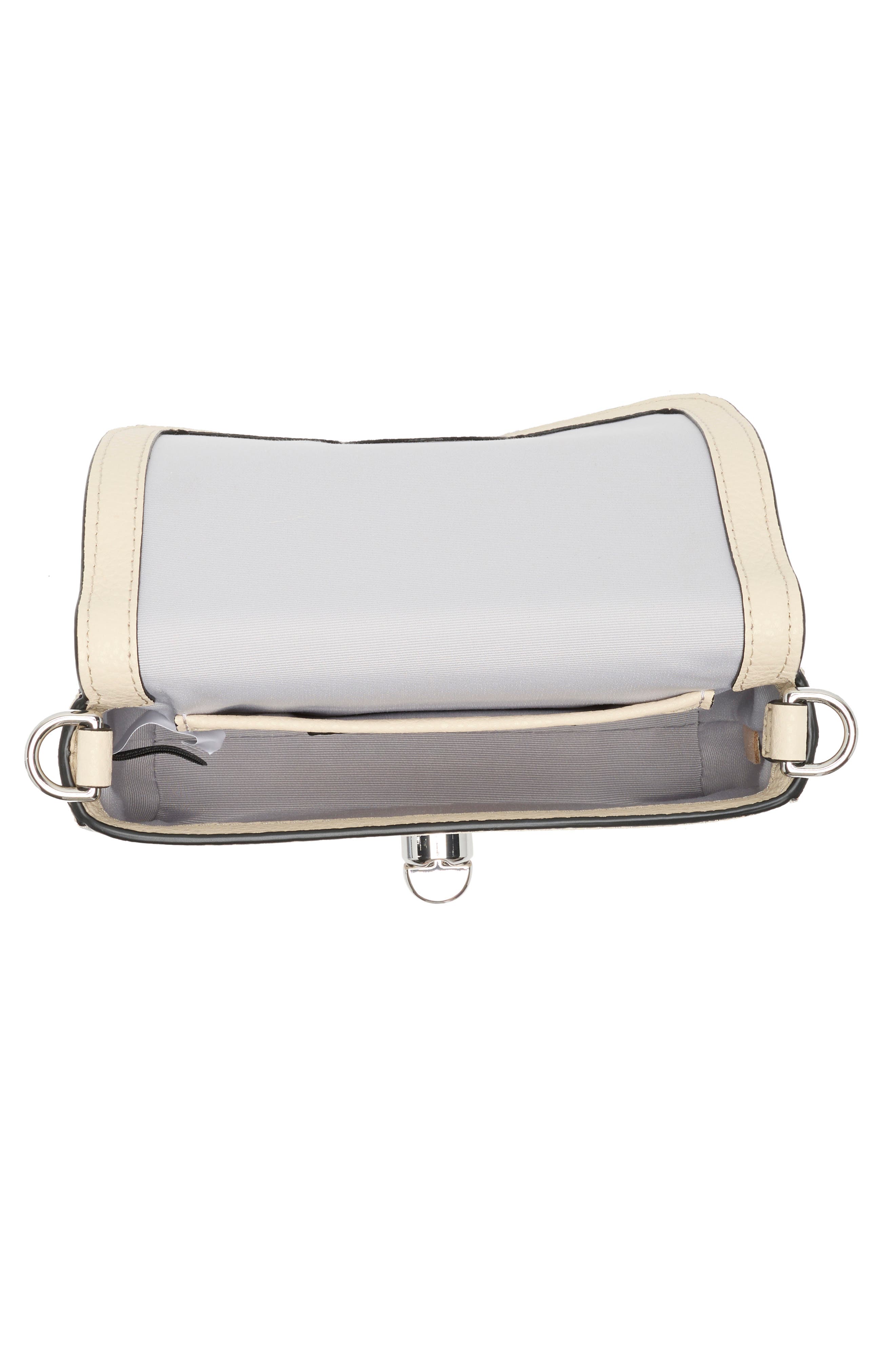 Marc Jacobs Small Signet Turnlock Shoulder Bag, Alternate, color, Marshmallow