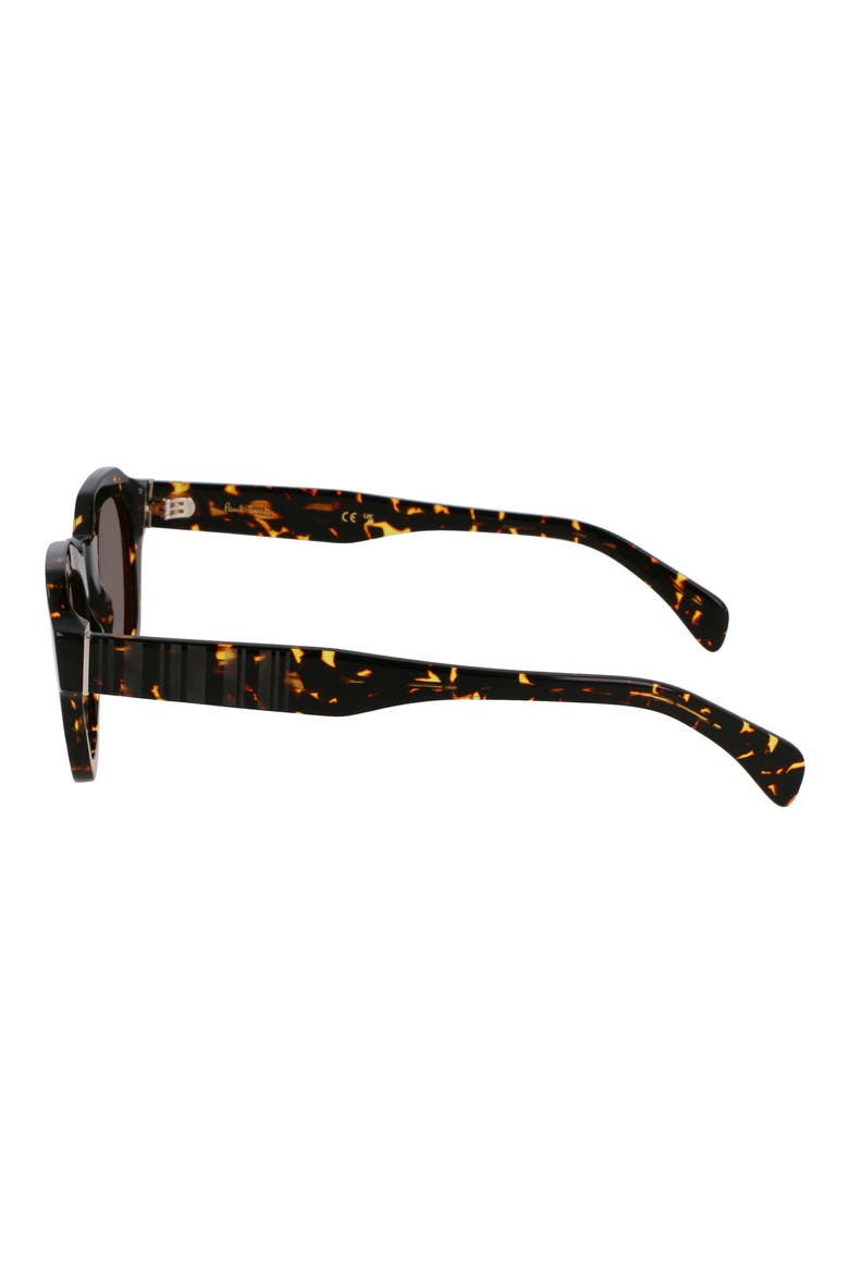 Lyford 48mm Small Modified Rectangular Sunglasses, Alternate, color, HAVANA