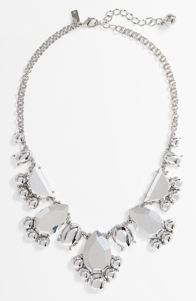 Kate Spade New York 'day tripper' metallic bib necklace, Main, color, 