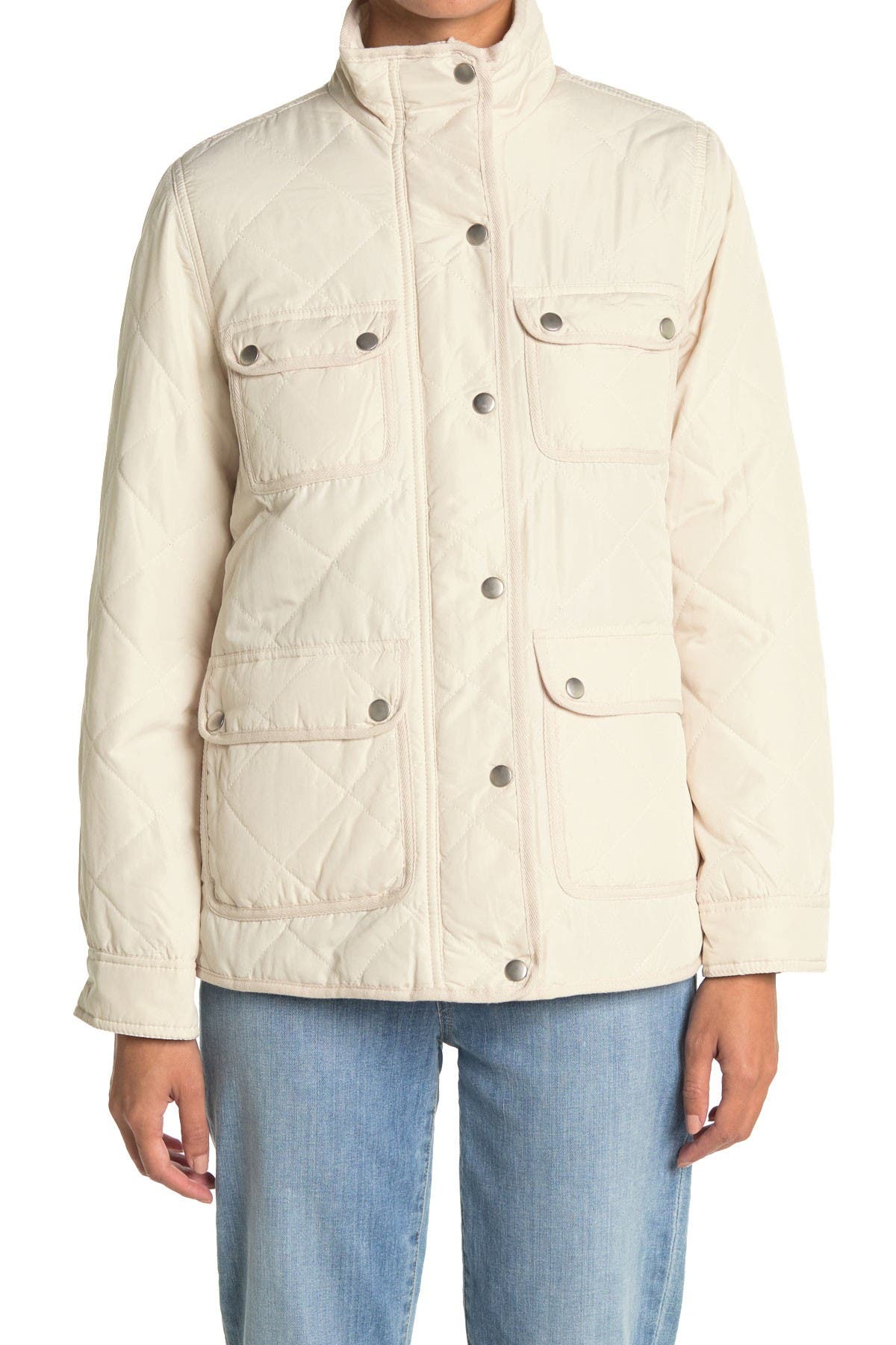 Thread & Supply Plaid Faux Shearling Pullover (Women) | Nordstromrack
