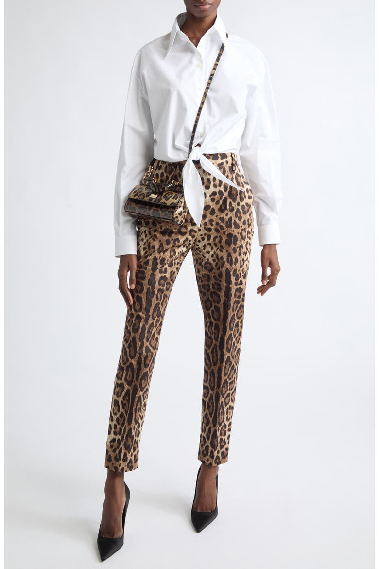 Tie Hem Cotton Poplin Button-Up Shirt, Alternate, color, BIANCO OTTICO