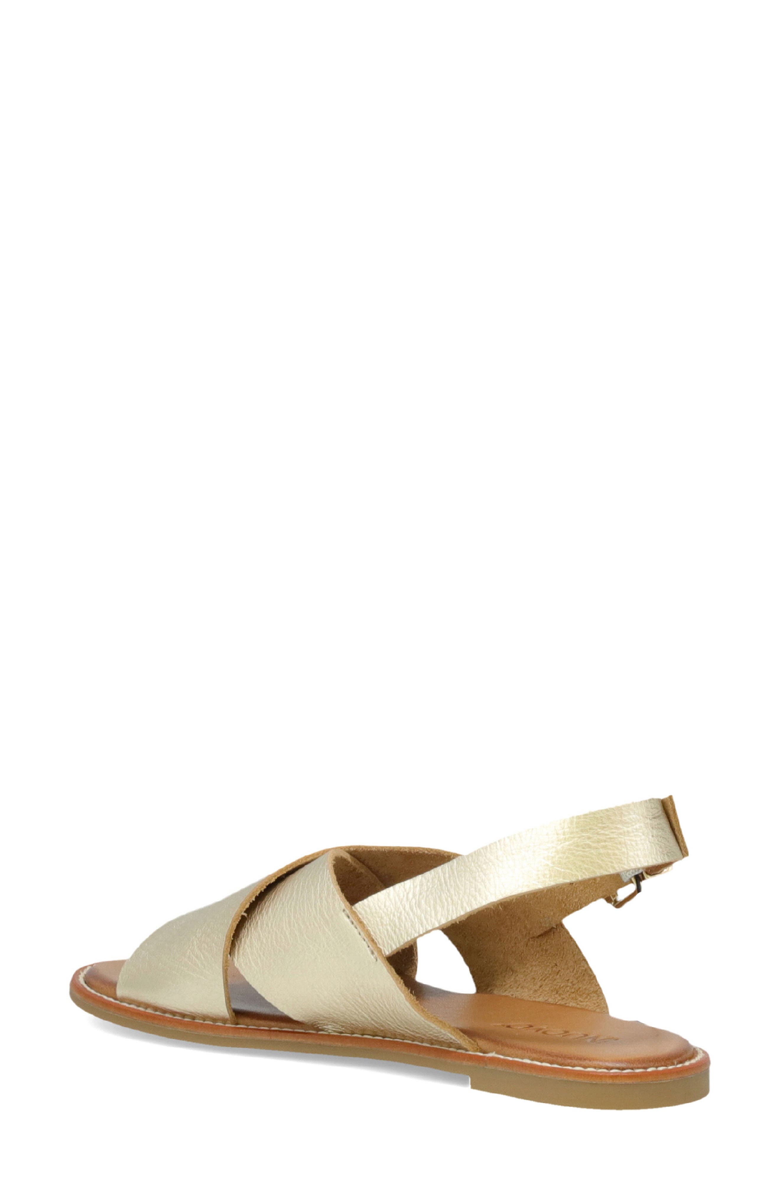Faust Slingback Sandal, Alternate, color, GOLD LEATHER