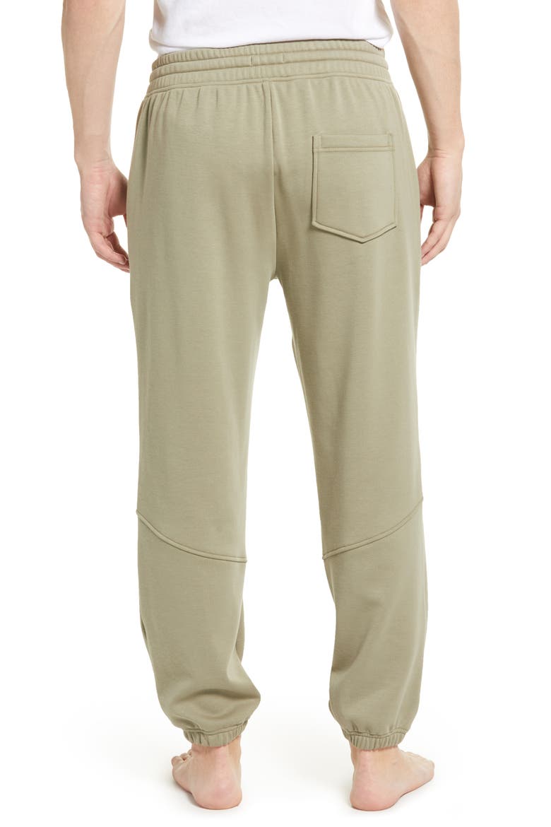 Westley Stretch Cotton Fleece Lounge Joggers, Alternate, color, MOSS GREEN