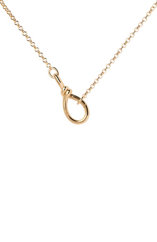 Pdpaola Stacker Clasp Chain Necklace In Gold