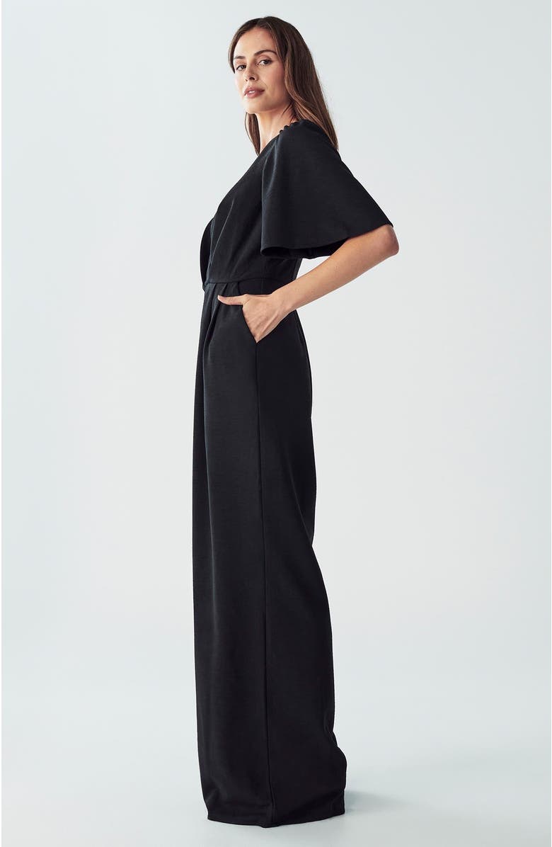 WILLA Omaha Jumpsuit, Alternate, color, Black Texture