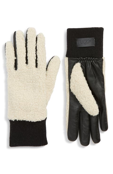 UGG® Faux Shearling Touchscreen Compatible Gloves
