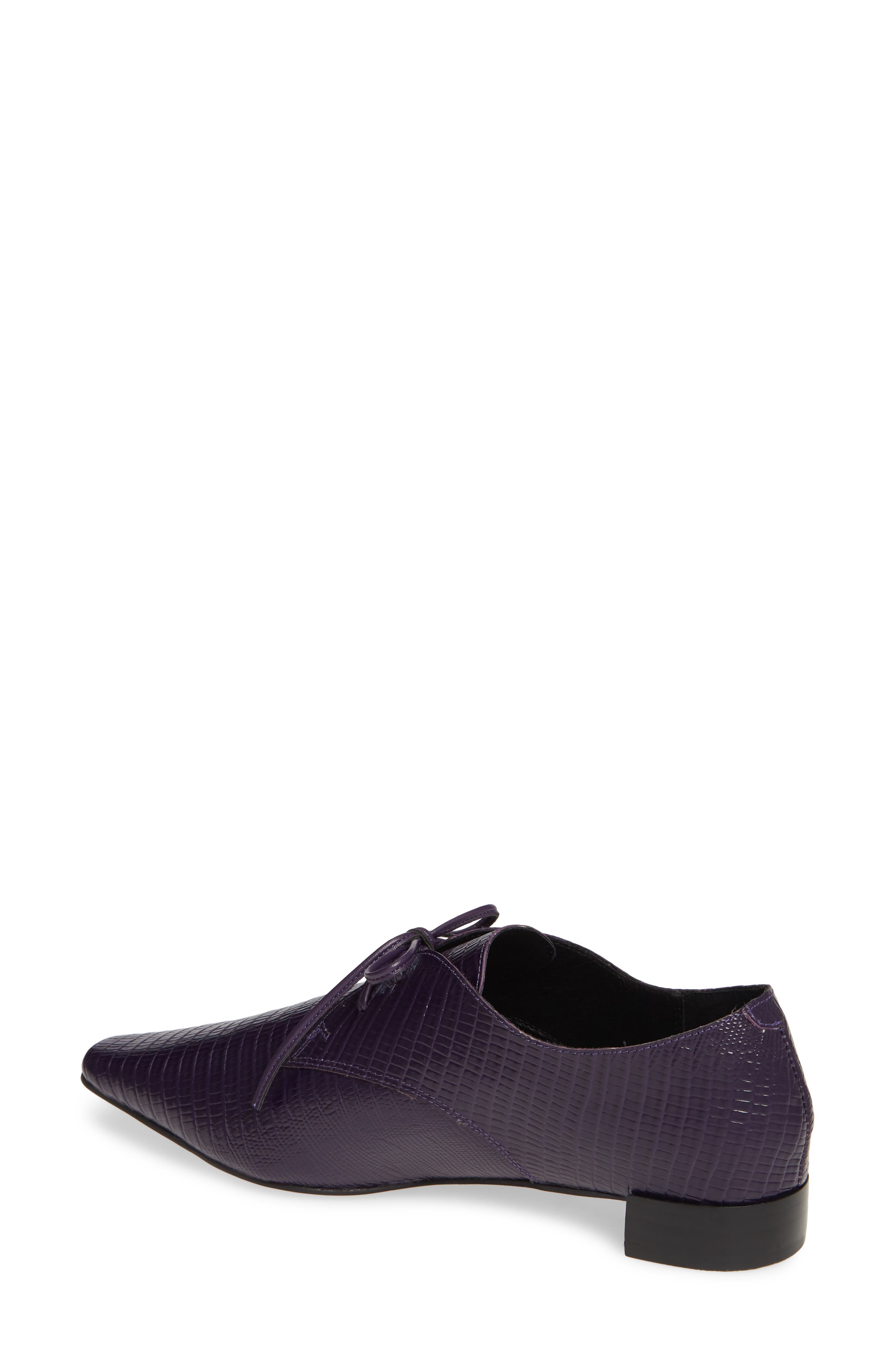 Dash Flat, Alternate, color, DARK PURPLE LIZARD PRINT