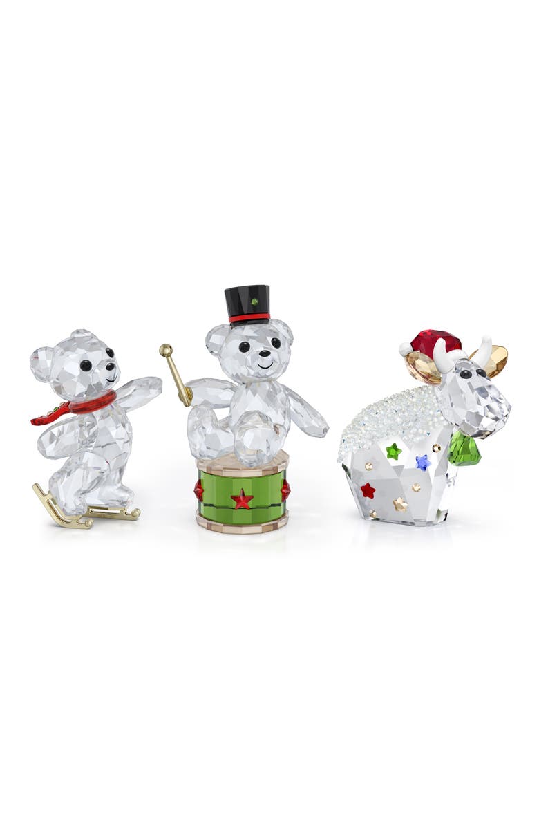 Swarovski 2025 Annual Edition Kris Bear Crystal Figurine, Alternate, color, Green