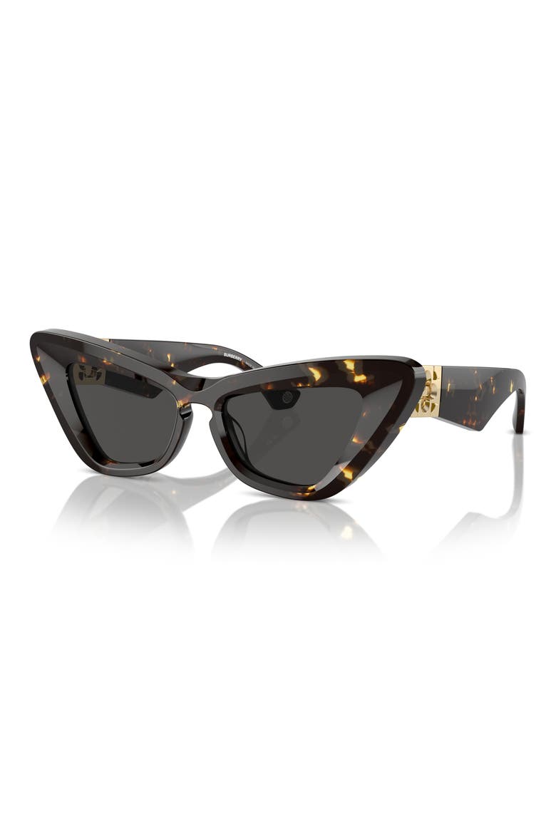 51mm Cat Eye Sunglasses, Alternate, color, DK HAVANA