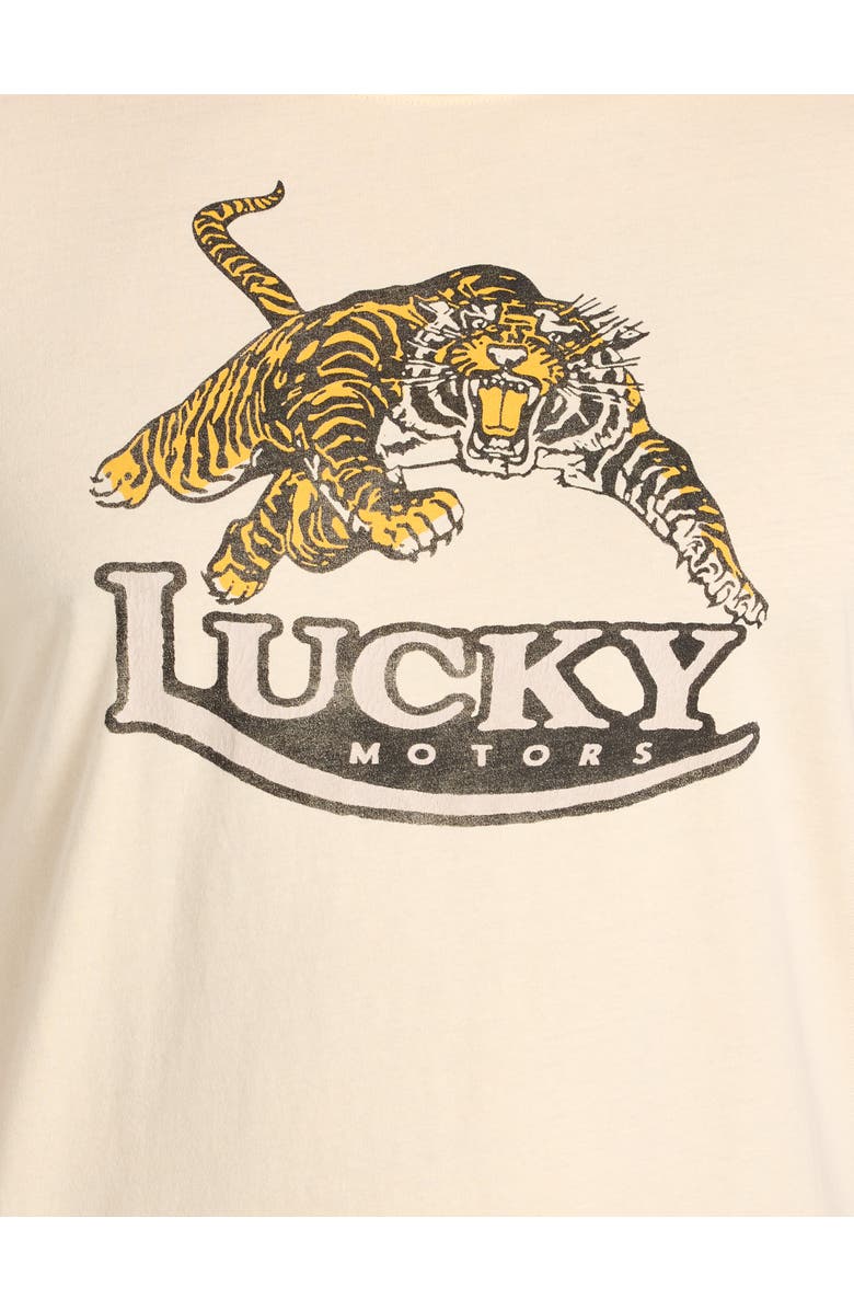 Lucky Brand Jeans Big & Tall   Tiger T-Shirt, Alternate, color, Turtledove