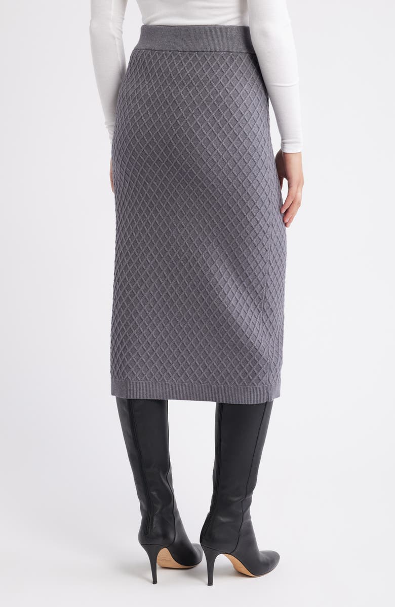 Anne Klein Diamond Stitch Pencil Skirt, Alternate, color, 