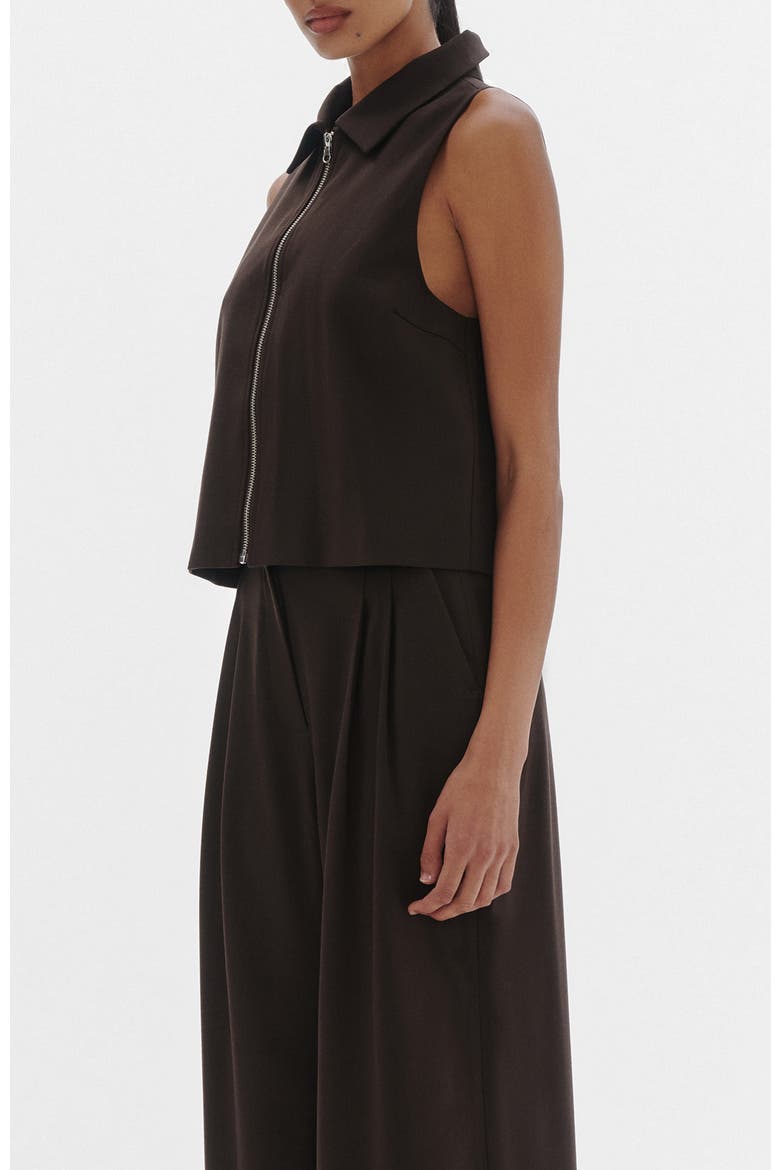 Fosca Vest, Alternate, color, Espresso