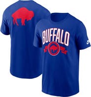 Nike Men's Nike Royal Buffalo Bills Rewind Front and Back Hit Essential T-Shirt