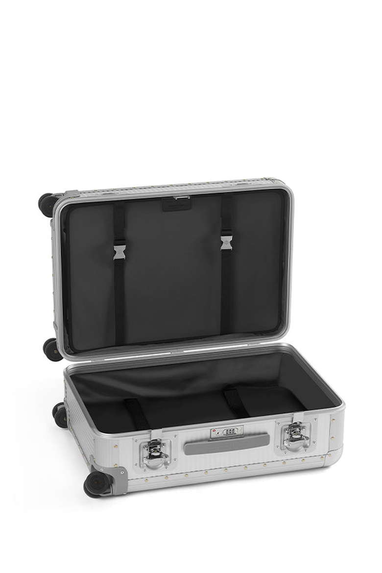 Bank S Spinner 68 Suitcase, Alternate, color, Moonlight Silver