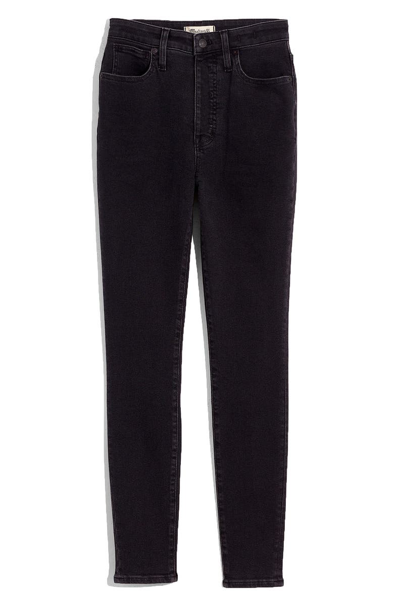 Madewell Curvy High Waist Ankle Skinny Jeans, Alternate, color,
