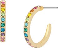 Kurt Geiger London Small Pavé Huggie Hoop Earrings